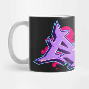 Letter A - Graffiti Street Art Style Mug